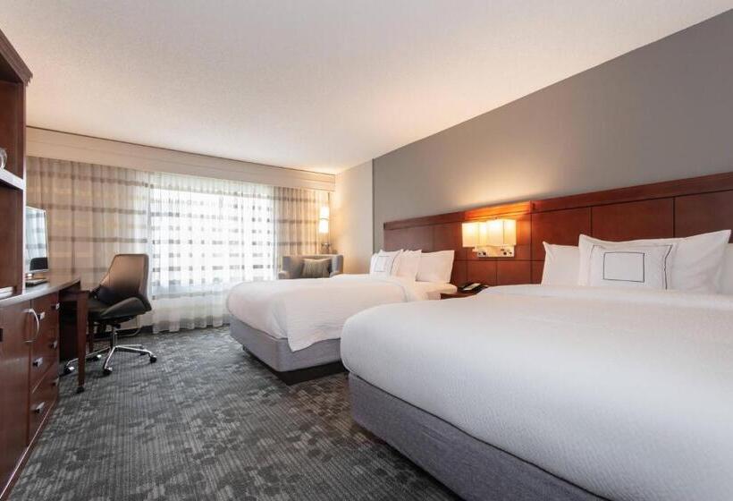 带2个双人床的标准工作室, Courtyard By Marriott Charlotte Lake Norman