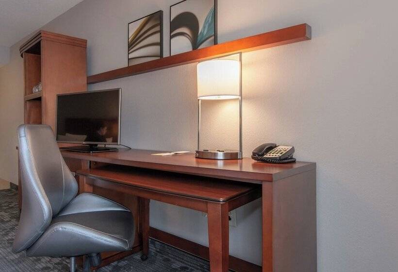 带2个双人床的标准工作室, Courtyard By Marriott Charlotte Lake Norman