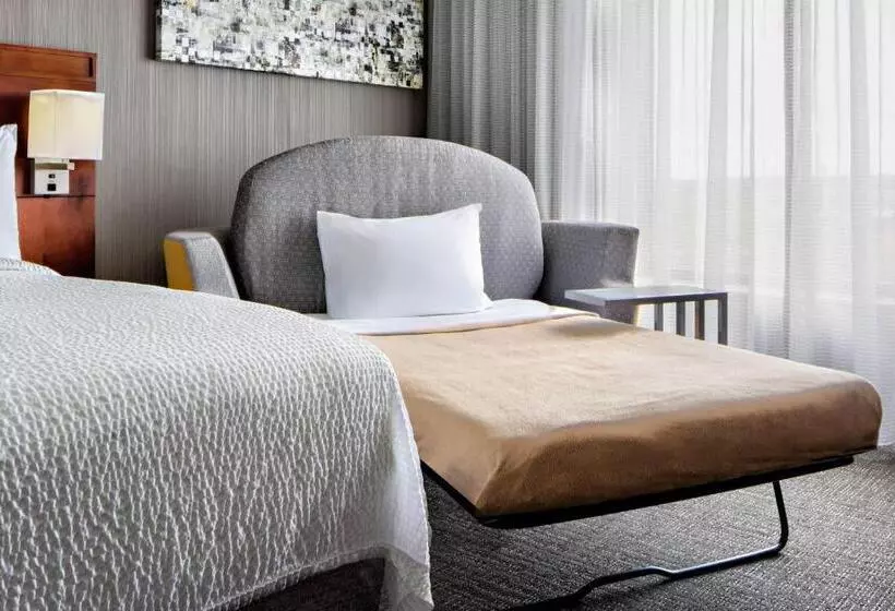 اتاق استاندارد با تخت بزرگ برای معلولان, Courtyard Grand Rapids Downtown