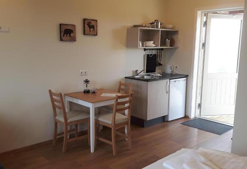 استودیوی استاندارد, Hjartarstaðir Guesthouse