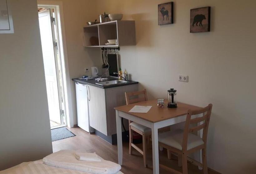 استودیوی استاندارد, Hjartarstaðir Guesthouse