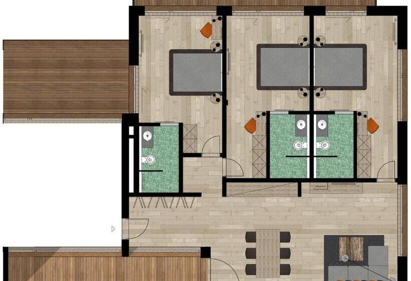 آپارتمان 3 خوابه, Chalet Obergurgl Luxury Apartments