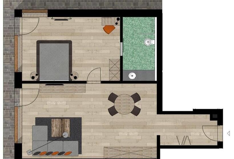 1ベッドルームアパートメント, Chalet Obergurgl Luxury Apartments