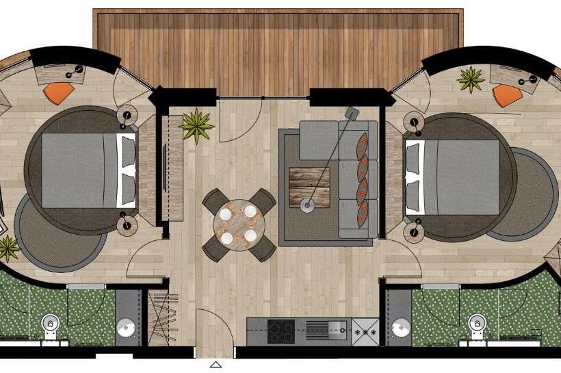 アパートメント・エコノミー2寝室, Chalet Obergurgl Luxury Apartments