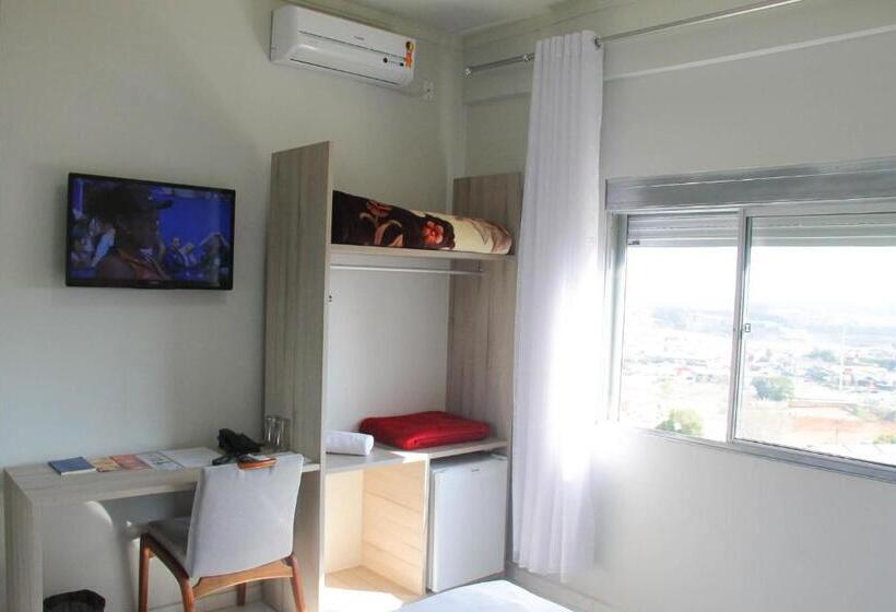 חדר סטנדרט מותאם לאדם עם מוגבלויות, Aj Hotel Chapecó   Fácil Acesso Pátio Shopping E Rótula Da Bandeira