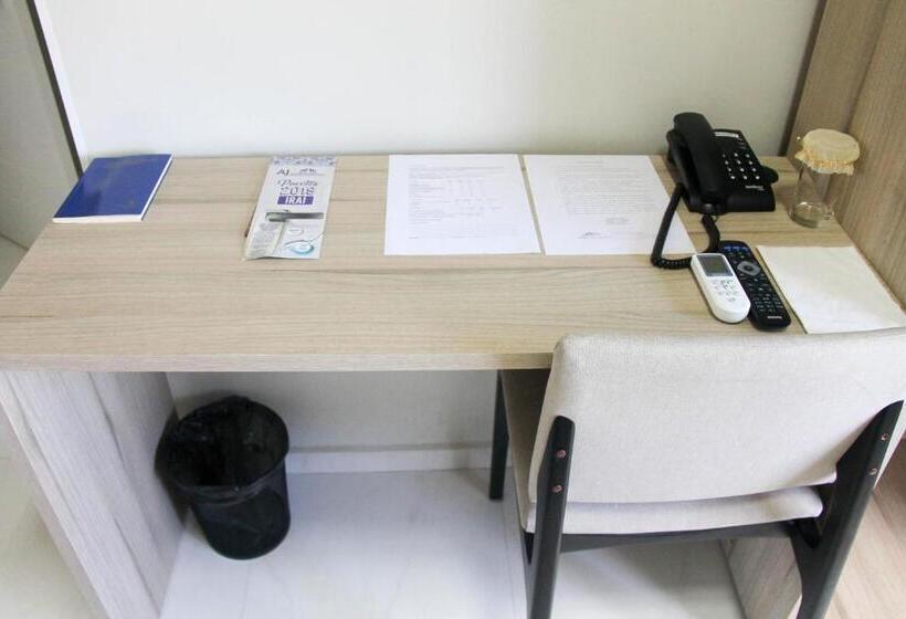 חדר סטנדרט מותאם לאדם עם מוגבלויות, Aj Hotel Chapecó   Fácil Acesso Pátio Shopping E Rótula Da Bandeira