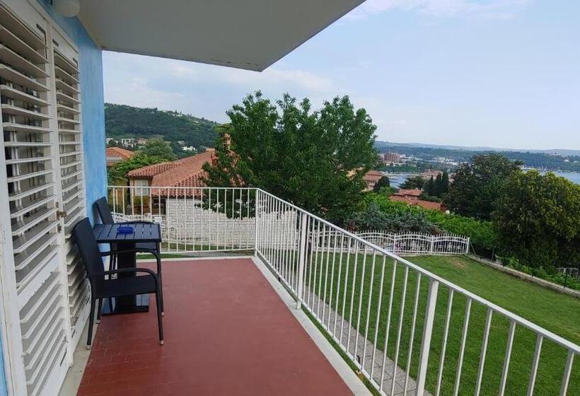 اتاق استاندارد با چشمانداز دریا, Villa Senegačnik