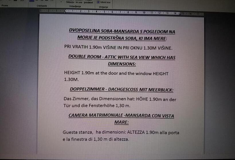 اتاق پنت هاوس, Villa Senegačnik