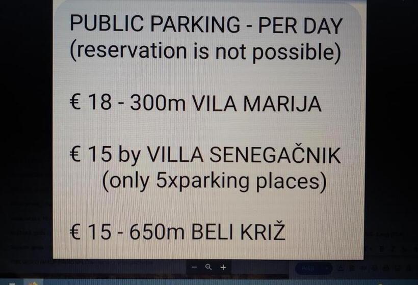 اتاق استاندارد با سرویس بهداشتی مشترک, Villa Senegačnik