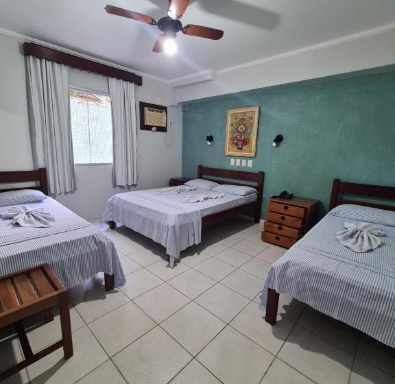 اتاق استاندارد چهار تخته, Pousada Porto Do Itagua