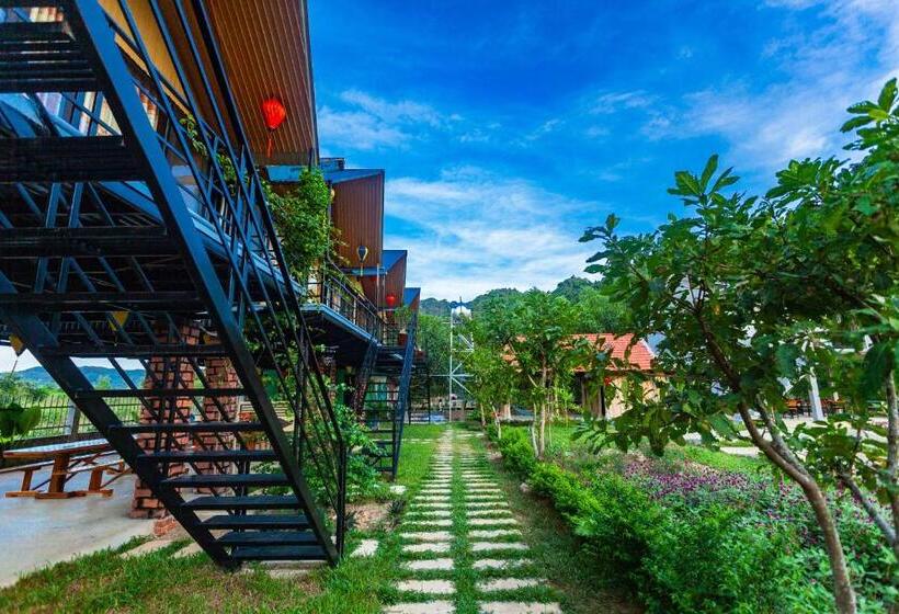 اتاق استاندارد با چشم‌انداز باغ, Phong Nha Bolero Bungalow