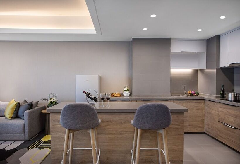 דירת אקזקיוטיב 2 חדרים, Citadines Keqiao Shaoxing