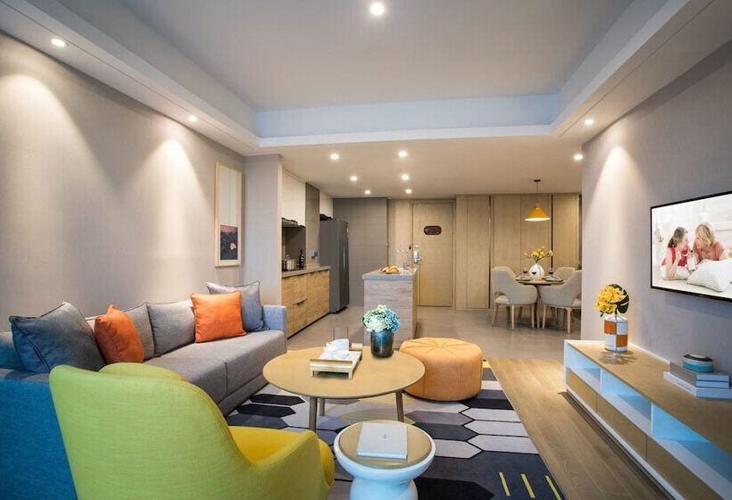 Апартаменты Ejecutiva 2 Спальни, Citadines Keqiao Shaoxing