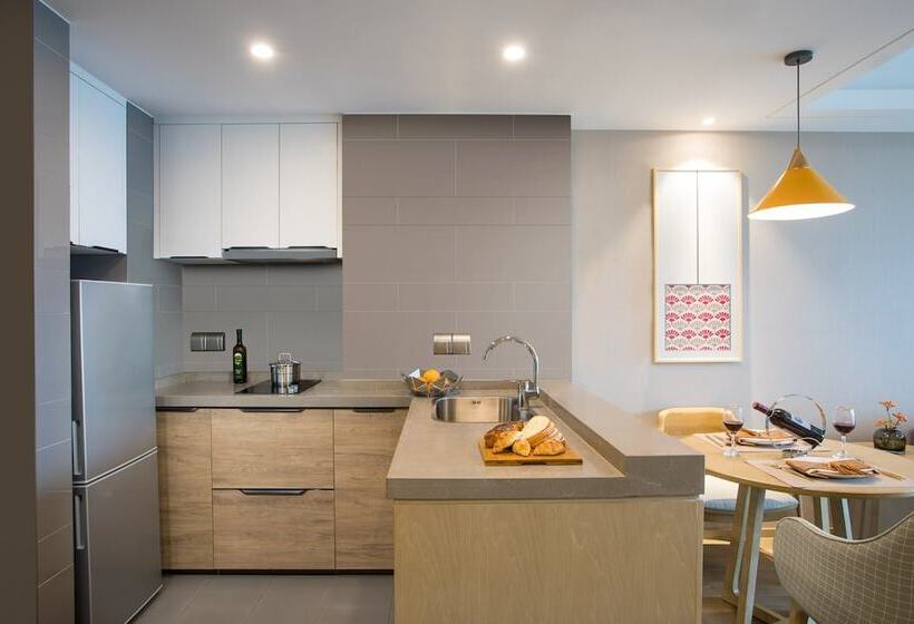 דירת פרמיום 3 חדרי שינה, Citadines Keqiao Shaoxing