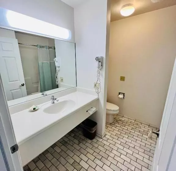 キングサイズベッドのデラックスルーム, Court Plaza Inn & Suites Of Mackinaw