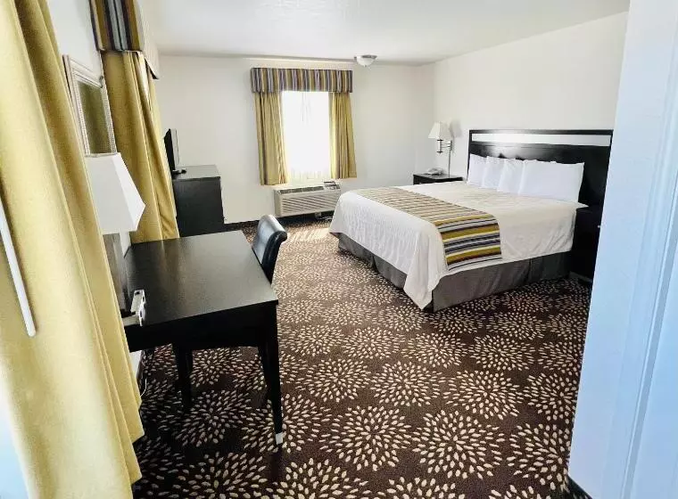 キングサイズベッドのデラックスルーム, Court Plaza Inn & Suites Of Mackinaw
