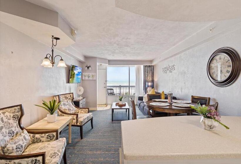شقة غرفة واحدة مطلة على البحر, Daytona Beach Resort