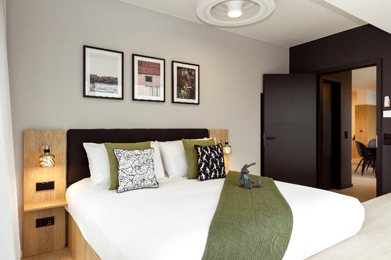 Huoneisto 1 Makuuhuone, Wilde Aparthotels Berlin, Checkpoint Charlie