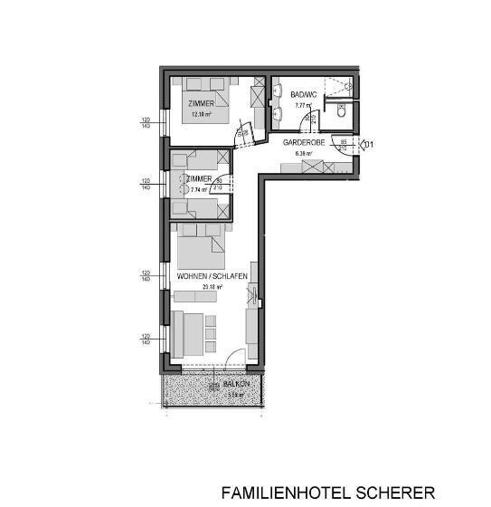 Family Suite, Almfamilyhotel Scherer
