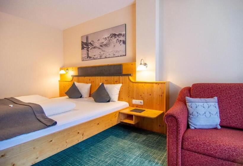 Comfort room with balcony, Garni Alpenhof