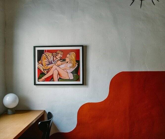 带2个双人床的标准工作室, El Rey Court