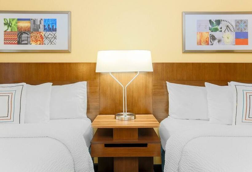 غرفه قياسيه سريرين مزدوجين, Fairfield Inn And Suites By Marriott Tampa Brandon