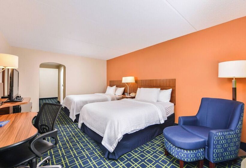 Номер Стандарт 2 Двуспальные Кровати, Fairfield Inn Corning Riverside