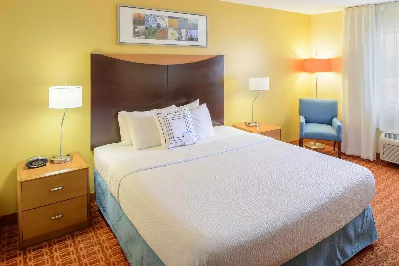 キングサイズベッドのスタンダードルーム, Fairfield Inn Saint Louis Collinsville