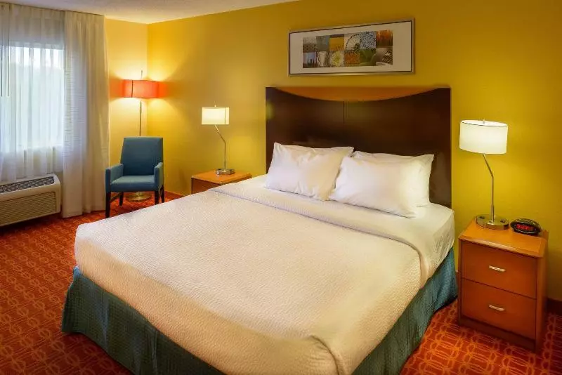 キングサイズベッドのスタンダードルーム, Fairfield Inn Saint Louis Collinsville