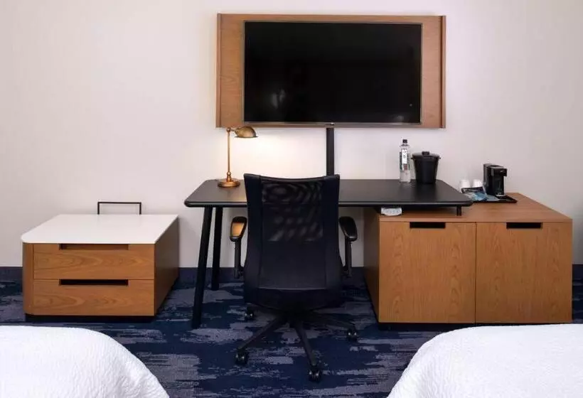 ２ダブルベッドのスタンダードルーム, Fairfield Inn Arlington Near Six Flags