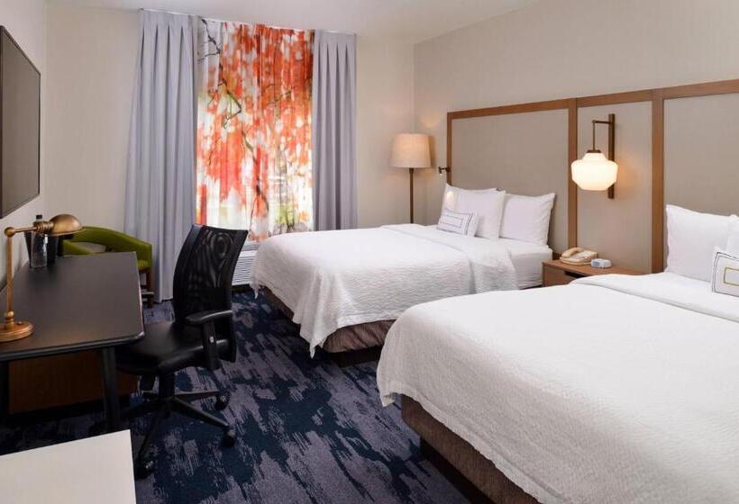 غرفه قياسيه سريرين مزدوجين, Fairfield Inn Arlington Near Six Flags
