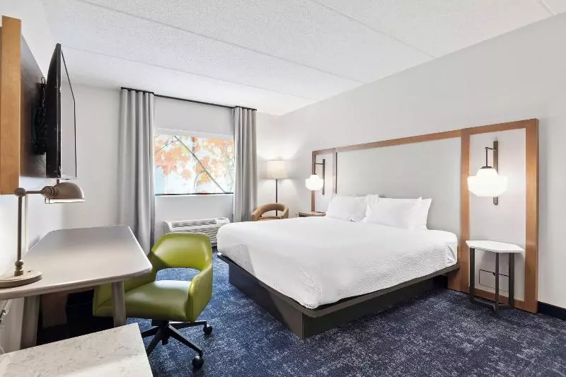 キングサイズベッドのスタンダードルーム, Fairfield Inn & Suites By Marriott Hickory