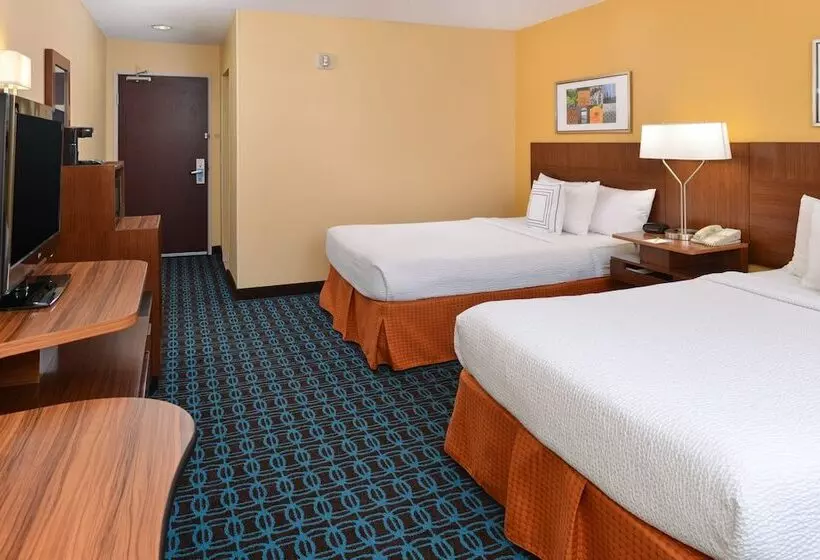 ２ダブルベッドのスタンダードルーム, Fairfield Inn Jacksonville Orange Park