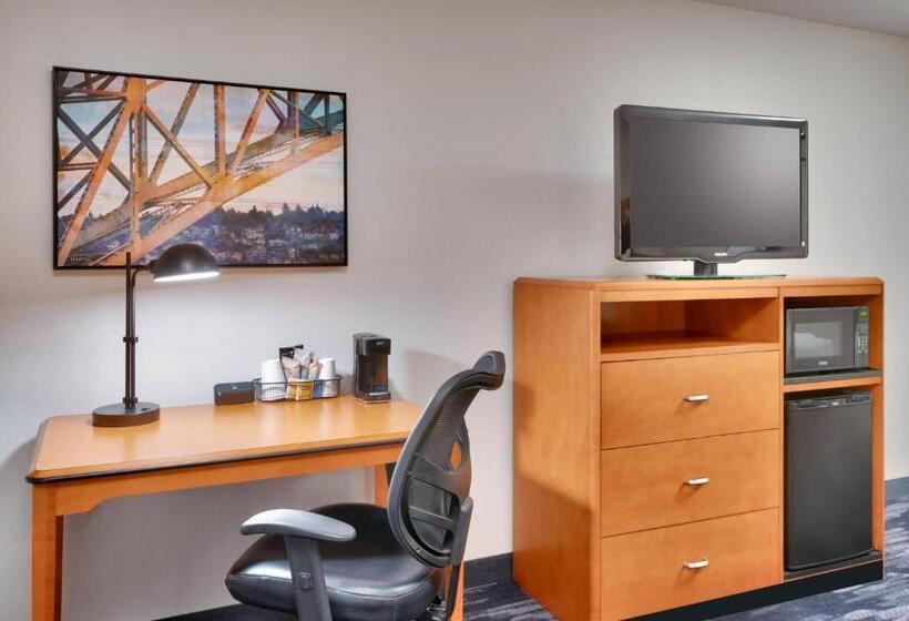 חדר סטנדרט עם מיטת קינג, Fairfield Inn & Suites Seattle Bellevue/redmond