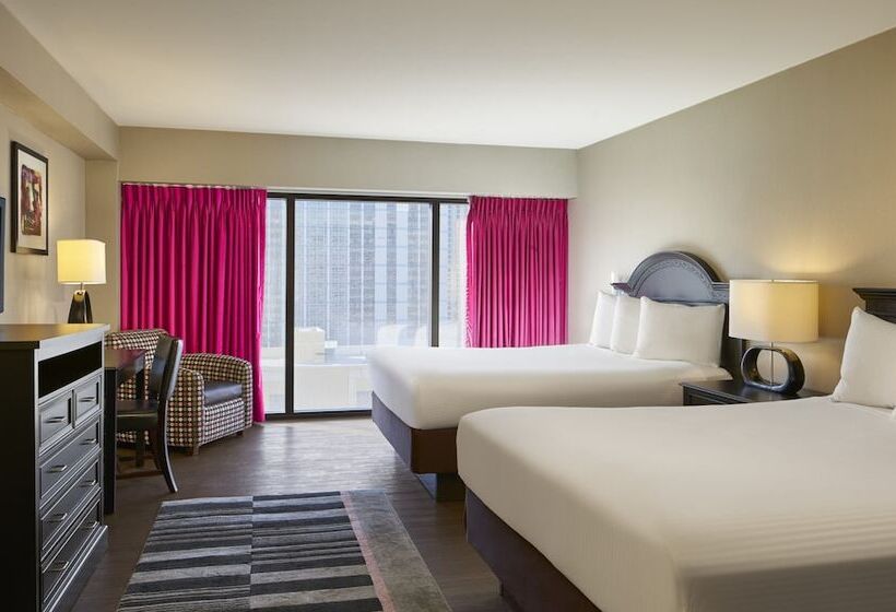 ２ダブルベッドのスタンダードルーム, Flamingo Las Vegas Hotel & Casino