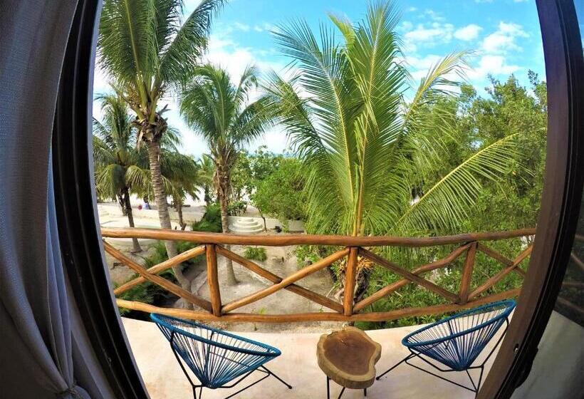 스탠다드 룸 바다 전망, La Puerta Azul Beachfront Adults Only