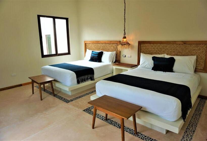 ２ダブルベッドのスタンダードルーム, La Puerta Azul Beachfront  Adults Only