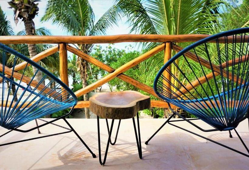 디럭스 룸 바다 전망, La Puerta Azul Beachfront Adults Only