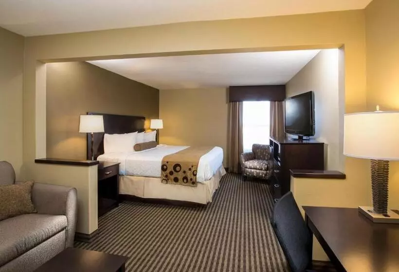 キングサイズベッドのデラックススイート, Best Western Plus Mishawaka Inn