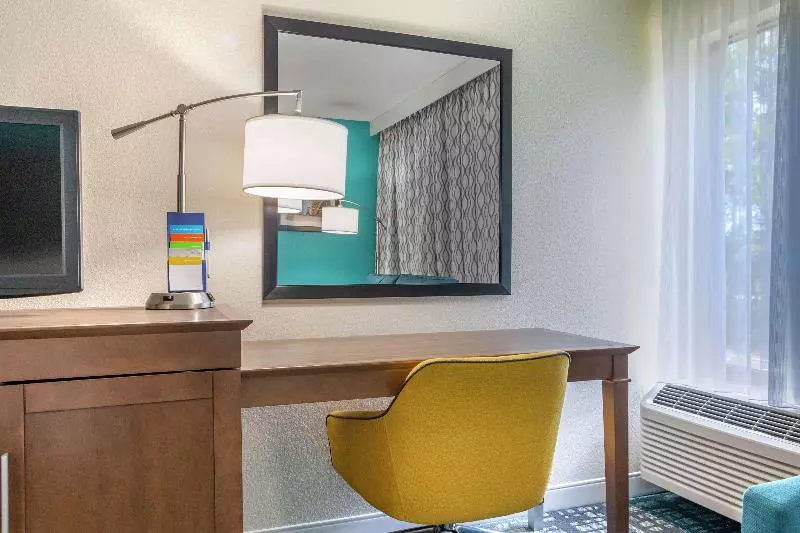 キングサイズベッドのスタンダードルーム, Hampton Inn Adel