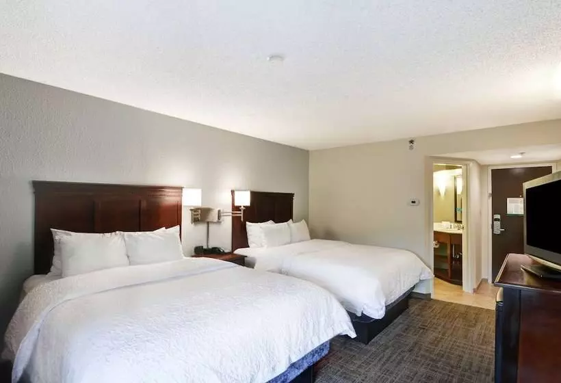 ２ダブルベッドのスタンダードルーム, Hampton Inn Charlotte Gastonia