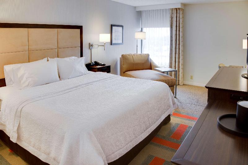 带大床的标准工作室, Hampton Inn Harrisonburg   University