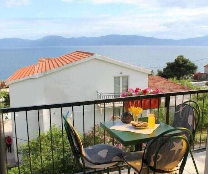 غرفة قياسية مطلّة علي البحر مزوَّدة بشُرفة, Guesthouse Podaca