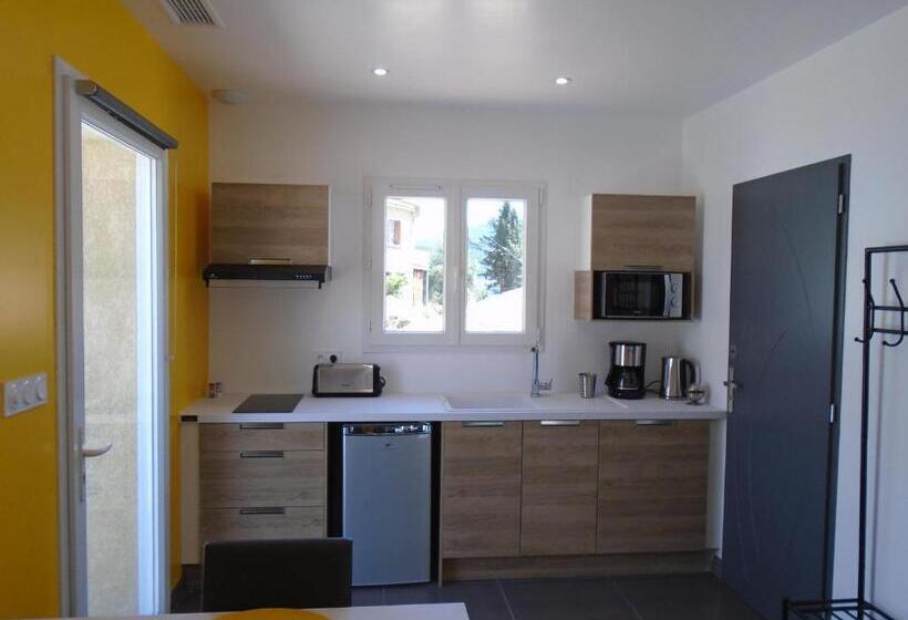 标准间带山景, Studio Les Trois Chemins