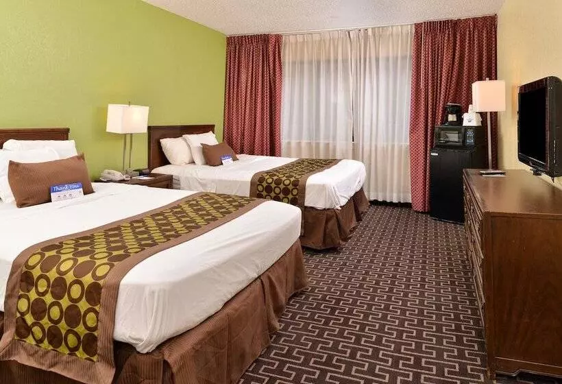 ２ダブルベッドのスタンダードルーム, Americas Best Value Inn & Suites Extended Stay Tulsa
