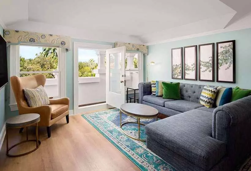 اتاق استاندارد با بالکن, Hayes Mansion San Jose, Curio Collection By Hilton