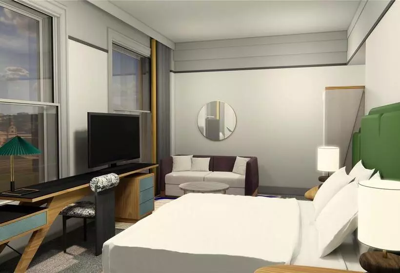 اتاق استاندارد با تخت بزرگ, Hayes Mansion San Jose, Curio Collection By Hilton