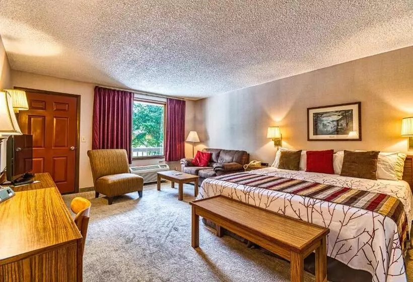 キングサイズベッドのデラックスルーム, Highland Manor Inn