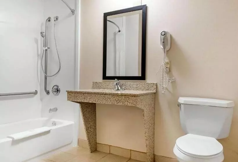 身障者適用キングサイズベッドルーム, Quality Inn Dayton Airport