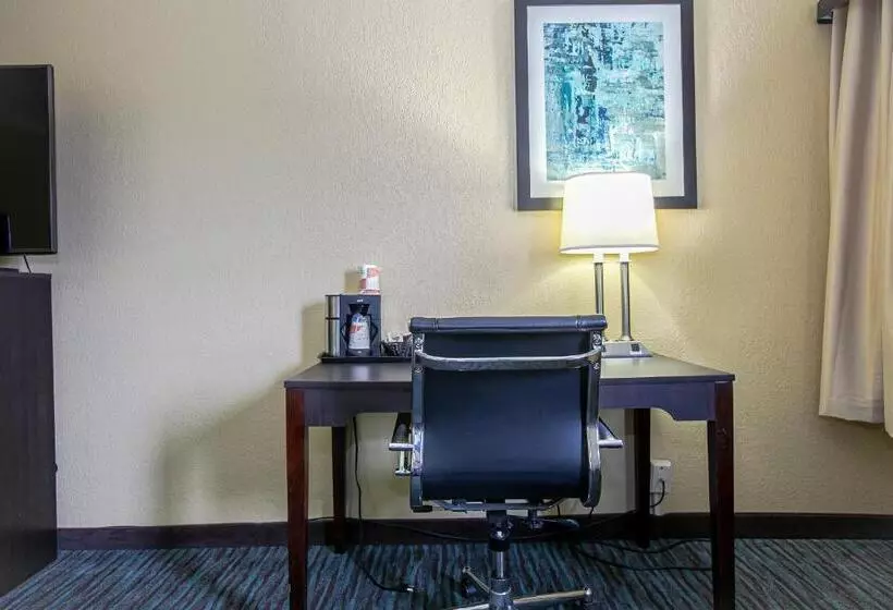 身障者適用キングサイズベッドルーム, Quality Inn Dayton Airport